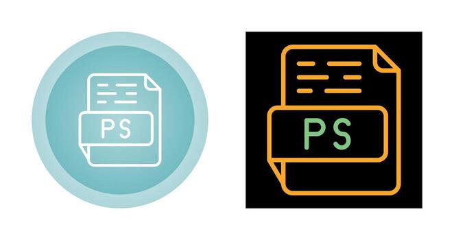 icono de vector pd