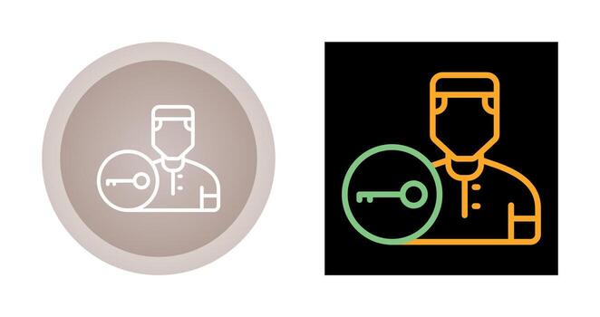 usuario seguridad acceso vector icono