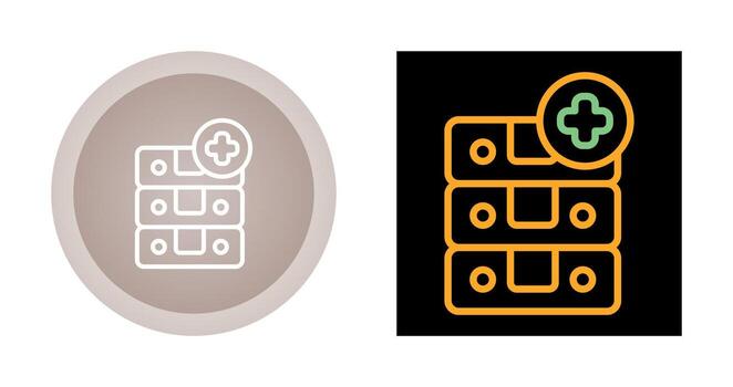icono de vector de base de datos