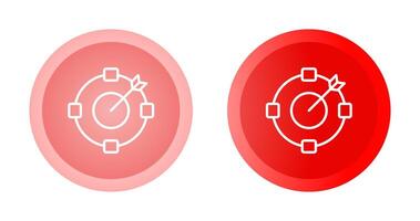 objetivo vector icono