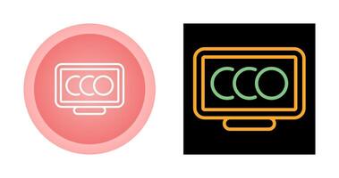 Desktop Computer Vector Icon