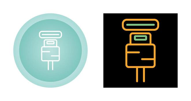 icono de vector de enchufe