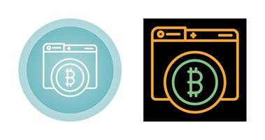 Bitcoin Vector Icon