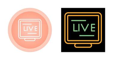 Live Stream Vector Icon