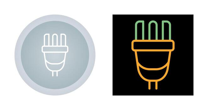 icono de vector de enchufe