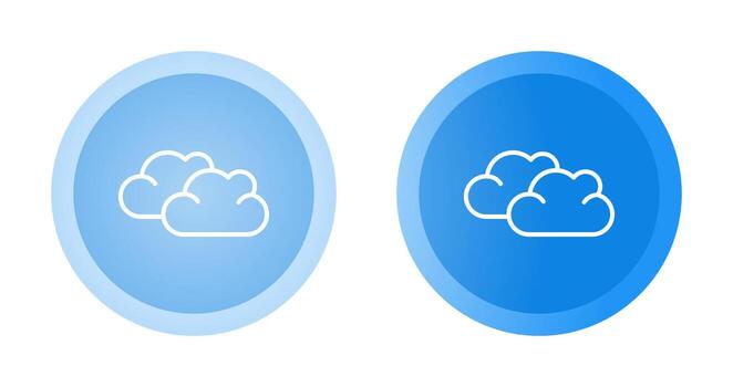 icono de vector de nube