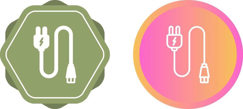 Monitor Cable Vector Icon