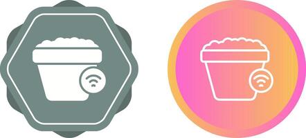 Smart Plant Pot Vector Icon