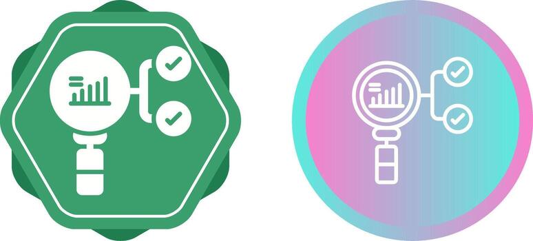 preceptivo analítica vector icono