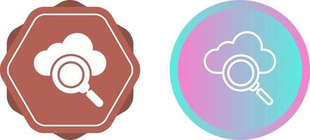 Cloud Server Vector Icon