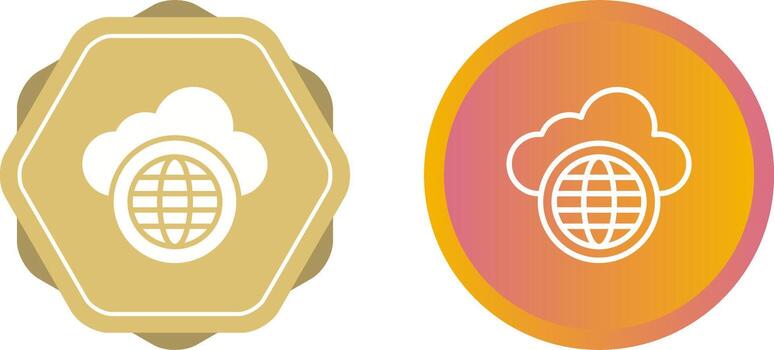 Cloud Network Vector Icon