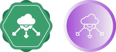 Network Load Balancing Vector Icon