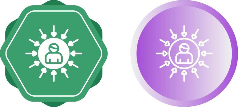 User Centered Design Vector Icon