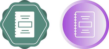 Notebook Vector Icon