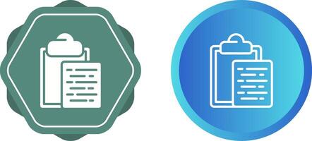 Document Paste Vector Icon