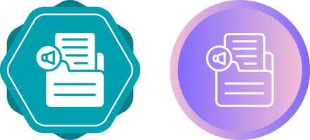 Document Insert Audio Vector Icon