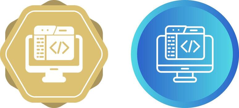 Code Editor Vector Icon