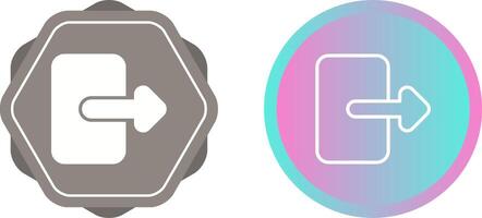 Exit Vector Icon