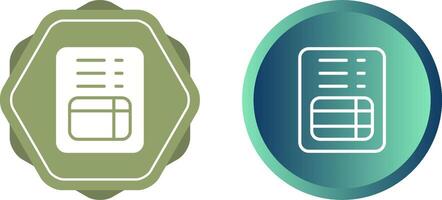 File Invoice Vector Icon