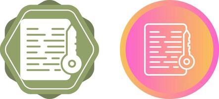 Document Access Vector Icon
