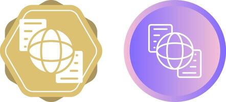 Document Sharing Vector Icon