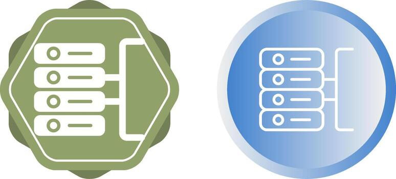 icono de vector de base de datos