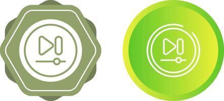 Video Next Track Button Vector Icon