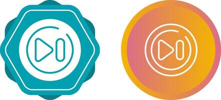 Fast Forward Circle Vector Icon