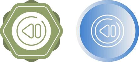 Previous Track Circle Vector Icon