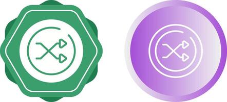 Shuffle Circle Vector Icon