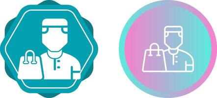User Shopping Vector Icon