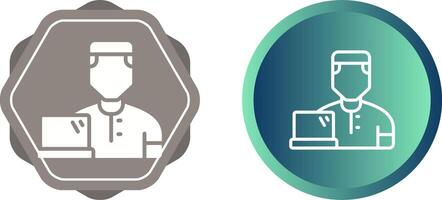 User Working Vector Icon