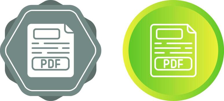 Pdf Vector Icon