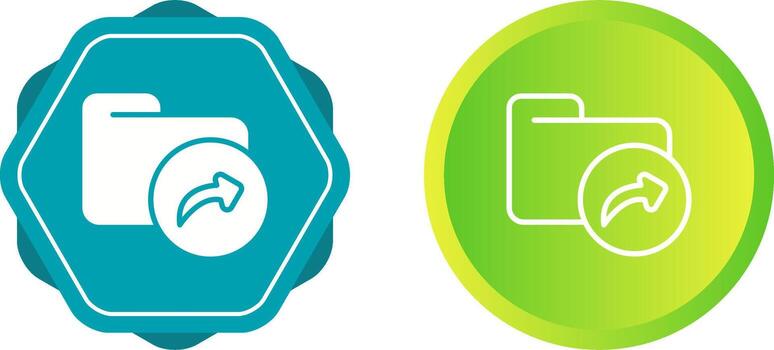 icono de vector de carpeta