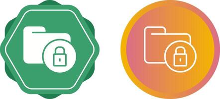 Secure Folder Vector Icon