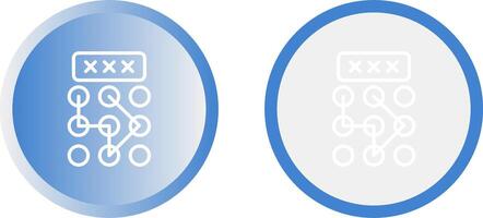 Pattern Lock Vector Icon