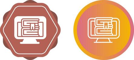 Computer Vector Icon
