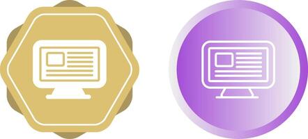 Computer Vector Icon