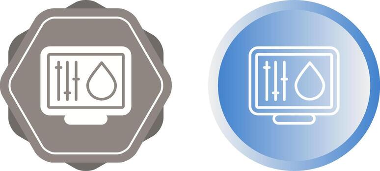 Desktop Computer Vector Icon