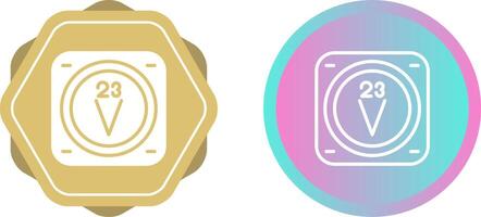 Unique Two Icons Set vector
