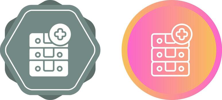 icono de vector de base de datos