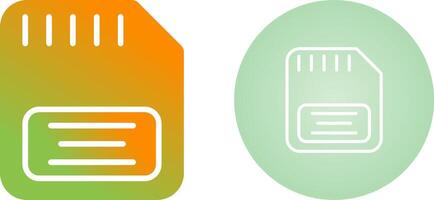 Memory Card Vector Icon