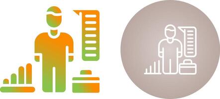 HR Analytics Vector Icon