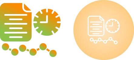 Time Series Analysis Vector Icon