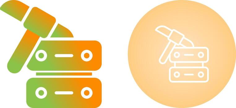 Data Mining Vector Icon