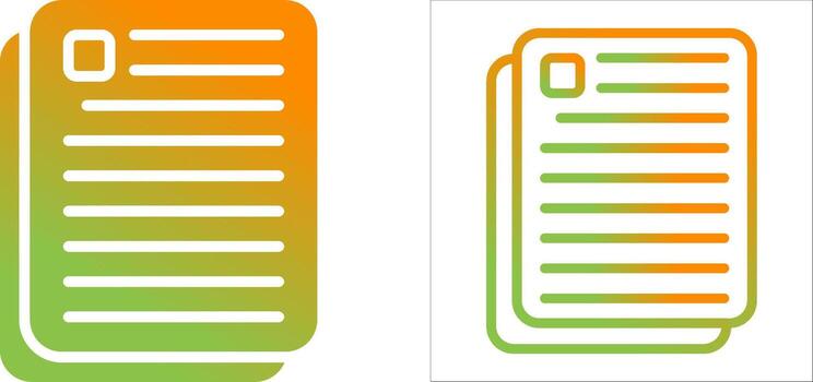 Document Vector Icon