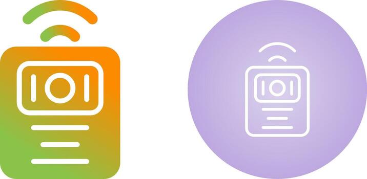 inalámbrico intercomunicador vector icono