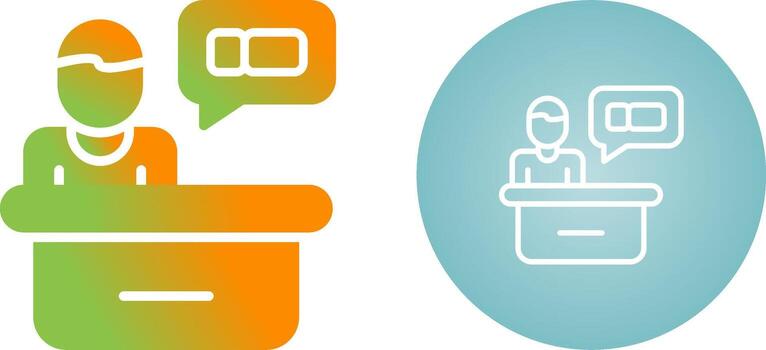 Support Ticket Vector Icon