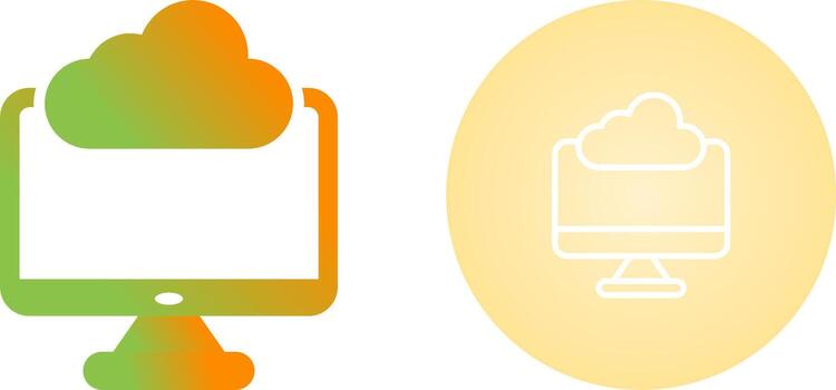 Edge Computing Vector Icon