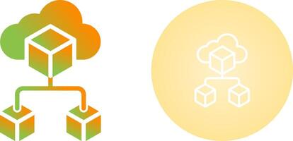 Cloud Infrastructure Vector Icon
